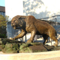 cat sculpture bronze